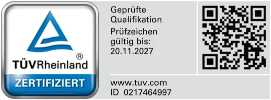 Fachberater Wasserschadenbeseitigung TÜV Rheinland TÜV Rheinland - Wasserschadenbeseitigung